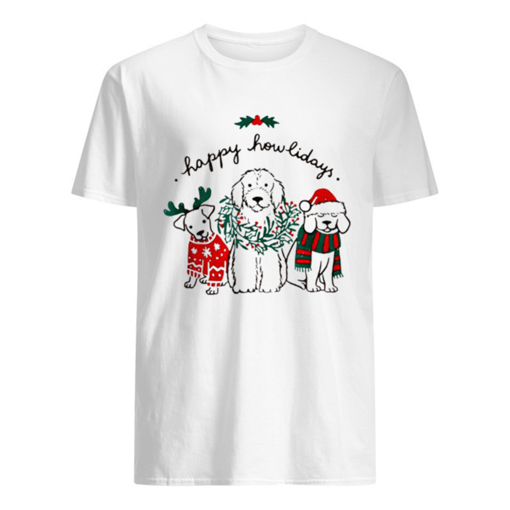 Happy Howlidays Dog Christmas Shirt